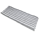 Balcony Privacy Screen Fence Cover HDPE UV Protection Privacy Screen Fence for Deck Patio Backyard Outdoor Pool Greyish White - Close-Up Angle
