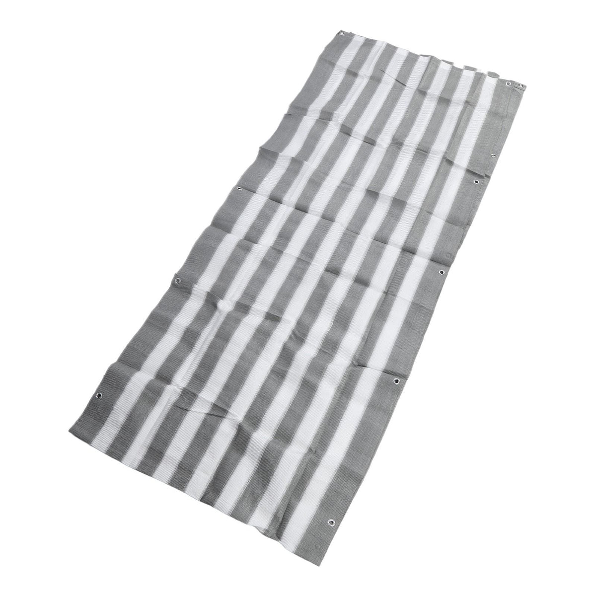 Balcony Privacy Screen Fence Cover HDPE UV Protection Privacy Screen Fence for Deck Patio Backyard Outdoor Pool Greyish White