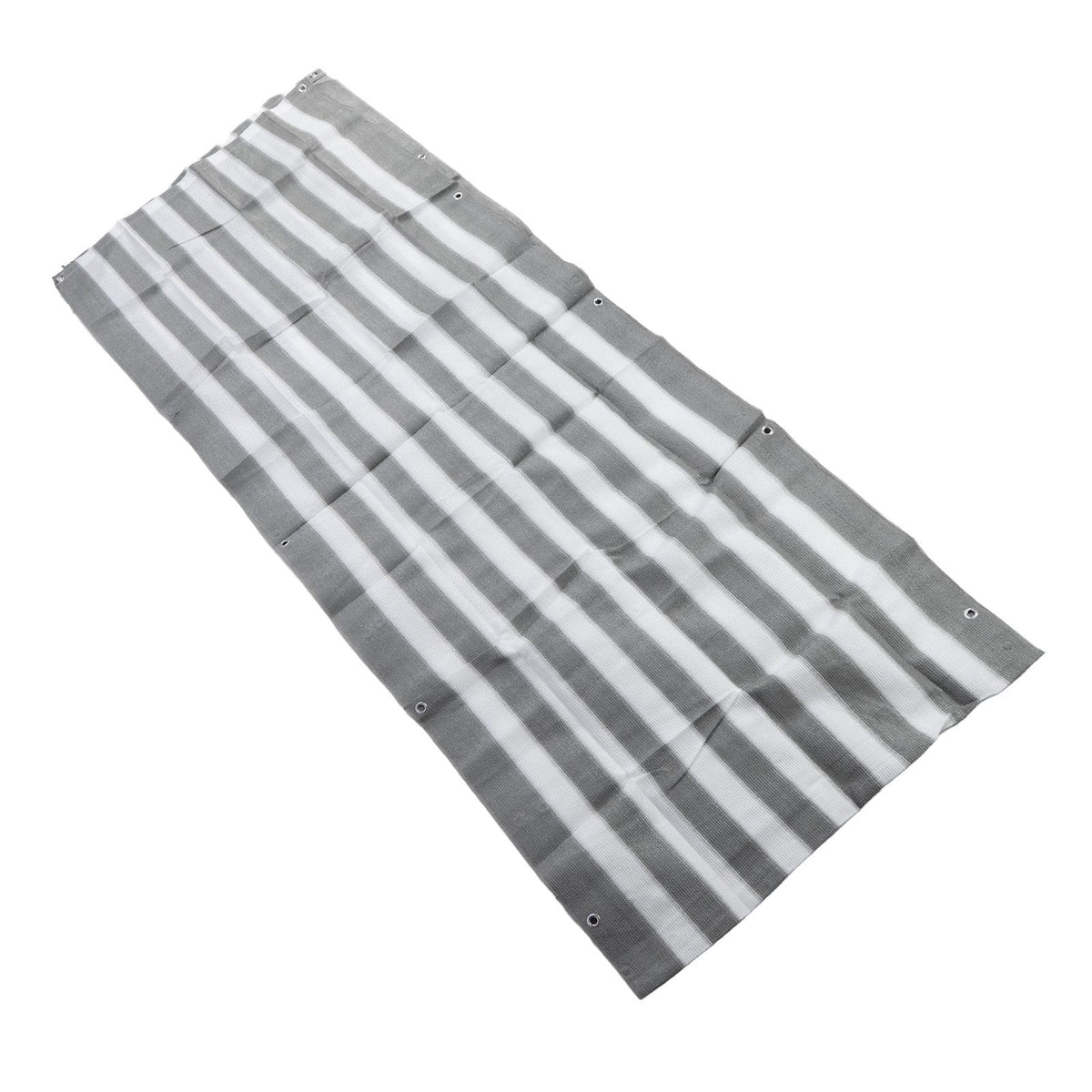 Balcony Privacy Screen Fence Cover HDPE UV Protection Privacy Screen Fence for Deck Patio Backyard Outdoor Pool Greyish White