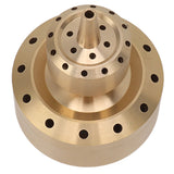 Copper Double Column Fountain Nozzle Music Fountain Landscape Scenery Nozzle Water Fountain Nozzle G1in