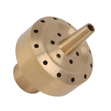 Water Fountain Nozzle Brass Fountain Nozzle Column Sprinkler Spray Head for Garden Pond Bring Beautiful Visual Effects G3/4in - 45-Degree Angle