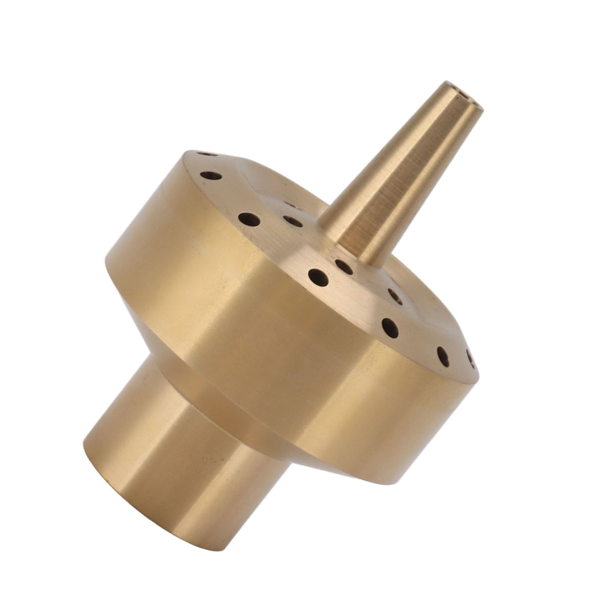 Water Fountain Nozzle Brass Fountain Nozzle Column Sprinkler Spray Head for Garden Pond Bring Beautiful Visual Effects G3/4in