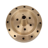 Water Fountain Nozzle Brass Fountain Nozzle Column Sprinkler Spray Head for Garden Pond Bring Beautiful Visual Effects G3/4in