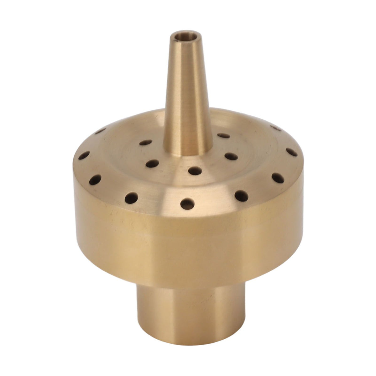 Water Fountain Nozzle Brass Fountain Nozzle Column Sprinkler Spray Head for Garden Pond Bring Beautiful Visual Effects G1.5in