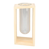 Glass Test Tube Plant Terrarium Multipurpose Innovative Hand Crafted Desktop Plant Terrarium for Hydroponic Plants Logs