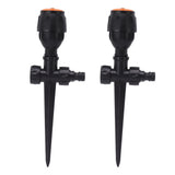 2pcs Garden Sprinklers Plastic 360 Degree Rotating Irrigation Sprinkler Large Area Coverage Sprinkler for Garden Yard Lawn - Extra Image