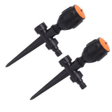 2pcs Garden Sprinklers Plastic 360 Degree Rotating Irrigation Sprinkler Large Area Coverage Sprinkler for Garden Yard Lawn - Extra Image