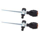 Automatic Rotating Sprinkler Metal Insert Needle Nozzle 360 Degree Sprinkler for Garden Lawn