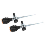 Automatic Rotating Sprinkler Metal Insert Needle Nozzle 360 Degree Sprinkler for Garden Lawn - Low Angle