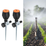 Automatic Rotating Sprinkler Metal Insert Needle Nozzle 360 Degree Sprinkler for Garden Lawn - Extra Image
