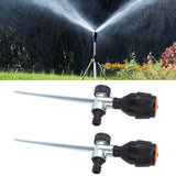 Automatic Rotating Sprinkler Metal Insert Needle Nozzle 360 Degree Sprinkler for Garden Lawn - Extra Image