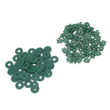 100PCS Greenhouse Twist Clips Plastic Shading Fixing Clips with Washers for Greenhouse Insulation Bubble Netting Wrap - Front View