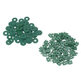 100PCS Greenhouse Twist Clips Plastic Shading Fixing Clips with Washers for Greenhouse Insulation Bubble Netting Wrap - Side View