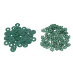 100PCS Greenhouse Twist Clips Plastic Shading Fixing Clips with Washers for Greenhouse Insulation Bubble Netting Wrap