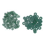 100PCS Greenhouse Twist Clips Plastic Shading Fixing Clips with Washers for Greenhouse Insulation Bubble Netting Wrap