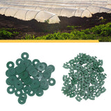 100PCS Greenhouse Twist Clips Plastic Shading Fixing Clips with Washers for Greenhouse Insulation Bubble Netting Wrap - Extra Image
