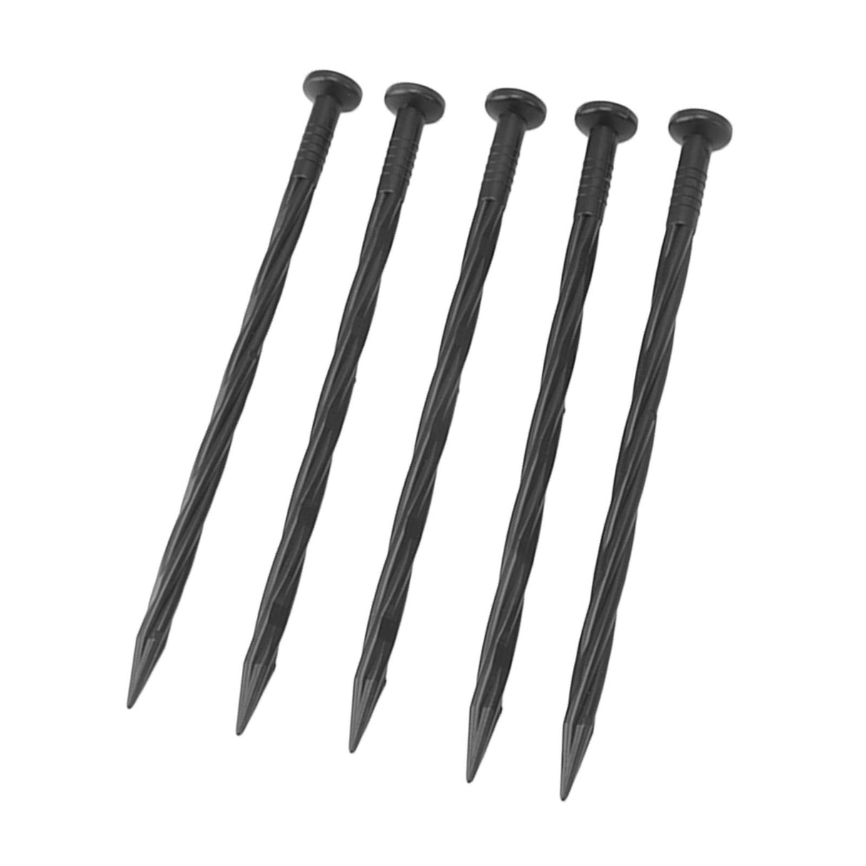 50Pcs Edging Stakes Spiral Nylon Landscape Anchoring Spikes for Paver Edging Weed Barriers Turf Tent