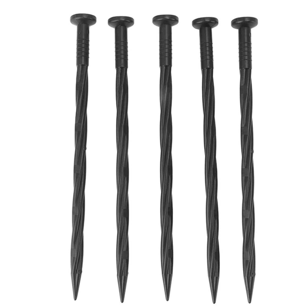 50Pcs Edging Stakes Spiral Nylon Landscape Anchoring Spikes for Paver Edging Weed Barriers Turf Tent
