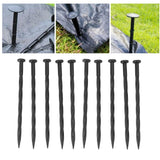 50Pcs Edging Stakes Spiral Nylon Landscape Anchoring Spikes for Paver Edging Weed Barriers Turf Tent