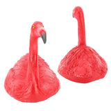 Flamingo Decorations Floating Flamingo Ornaments for Fish Pond Fish Tank Backyard Patio Lawn Small Red Head Up Flamingo