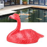 Flamingo Decorations Floating Flamingo Ornaments for Fish Pond Fish Tank Backyard Patio Lawn Small Red Head Up Flamingo - Extra Image