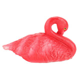 Flamingo Decorations Floating Flamingo Ornaments for Fish Pond Fish Tank Backyard Patio Lawn Small Red Resting Flamingo - 45-Degree Angle