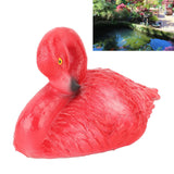 Flamingo Decorations Floating Flamingo Ornaments for Fish Pond Fish Tank Backyard Patio Lawn Small Red Resting Flamingo - Extra Image
