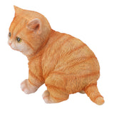 Outdoor Garden Decor Cat Statues Kitten Ornaments Gardening Decorations Gardening Kitten Sculpture