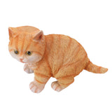 Outdoor Garden Decor Cat Statues Kitten Ornaments Gardening Decorations Gardening Kitten Sculpture