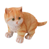 Outdoor Garden Decor Cat Statues Kitten Ornaments Gardening Decorations Gardening Kitten Sculpture