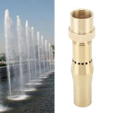 Fountain Nozzle Brass Fountain Sprinkler Head Column Waterscape Sprinkler Head for Garden Pond Bring Beautiful Visual Effects G1in - Extra Image