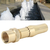 Fountain Nozzle Brass Fountain Sprinkler Head Column Waterscape Sprinkler Head for Garden Pond Bring Beautiful Visual Effects G1in - Extra Image