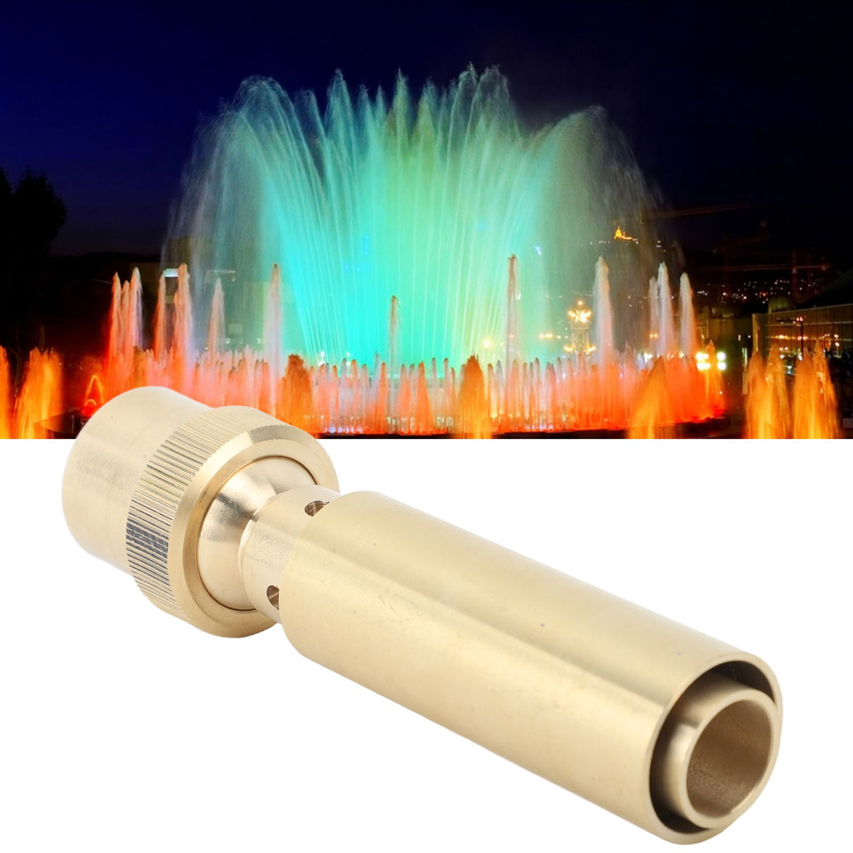 Fountain Nozzle Brass Column Fountain Nozzle Heads Fountain Equipment for Garden Pond G1 in