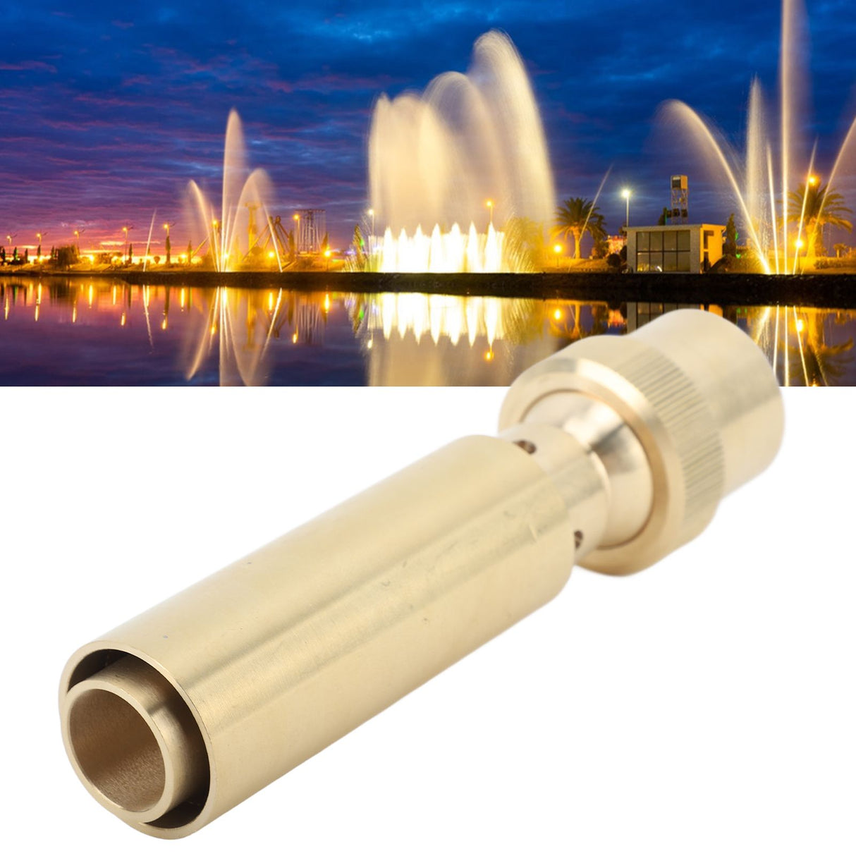 Fountain Nozzle Brass Column Fountain Nozzle Heads Fountain Equipment for Garden Pond G1 in