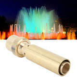 Fountain Nozzle Brass Column Fountain Nozzle Heads Fountain Equipment for Garden Pond G1.5 in - Extra Image