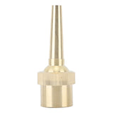 Brass Direct Fountain Nozzle Female Screw Connection Spherical Joint Adjustable Direct Fountain Nozzle for Pond Garden G1in