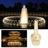 Brass Direct Fountain Nozzle Female Screw Connection Spherical Joint Adjustable Direct Fountain Nozzle for Pond Garden G1in