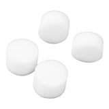 100PCS Net Cups with 100PCS Sponges Plastic Breathable Bottomless Garden Plant Net Pot Bucket Basket for Hydroponics White - Extra Image