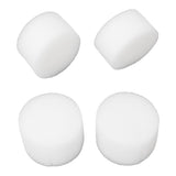 100PCS Net Cups with 100PCS Sponges Plastic Breathable Bottomless Garden Plant Net Pot Bucket Basket for Hydroponics White