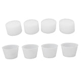 100 Set Hydroponic Grow Baskets Sponges Circular Planting Baskets Plant Growth Sponges White