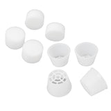 100 Set Hydroponic Grow Baskets Sponges Circular Planting Baskets Plant Growth Sponges White - Extra Image
