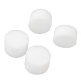 100 Set Hydroponic Grow Baskets Sponges Circular Planting Baskets Plant Growth Sponges White