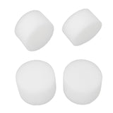 100 Set Hydroponic Grow Baskets Sponges Circular Planting Baskets Plant Growth Sponges White