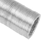 Vent Hose 4 Inch Flexible Double Sided Aluminum Foil Duct Ventilation Pipe 4 Layer Protection Leakage Proof Air Ducting 5m/196.9in