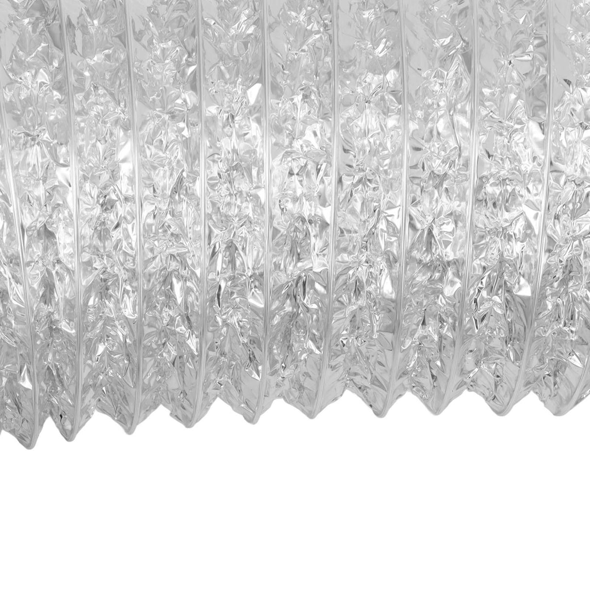 Vent Hose 4 Inch Flexible Double Sided Aluminum Foil Duct Ventilation Pipe 4 Layer Protection Leakage Proof Air Ducting 5m/196.9in