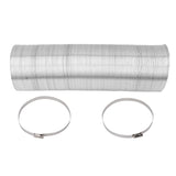 6in Flexible Ducting Hose 4 Layer Flexible Foil Ducting Dryer Air Vent Hose for HVAC Ventilation 5m/16ft