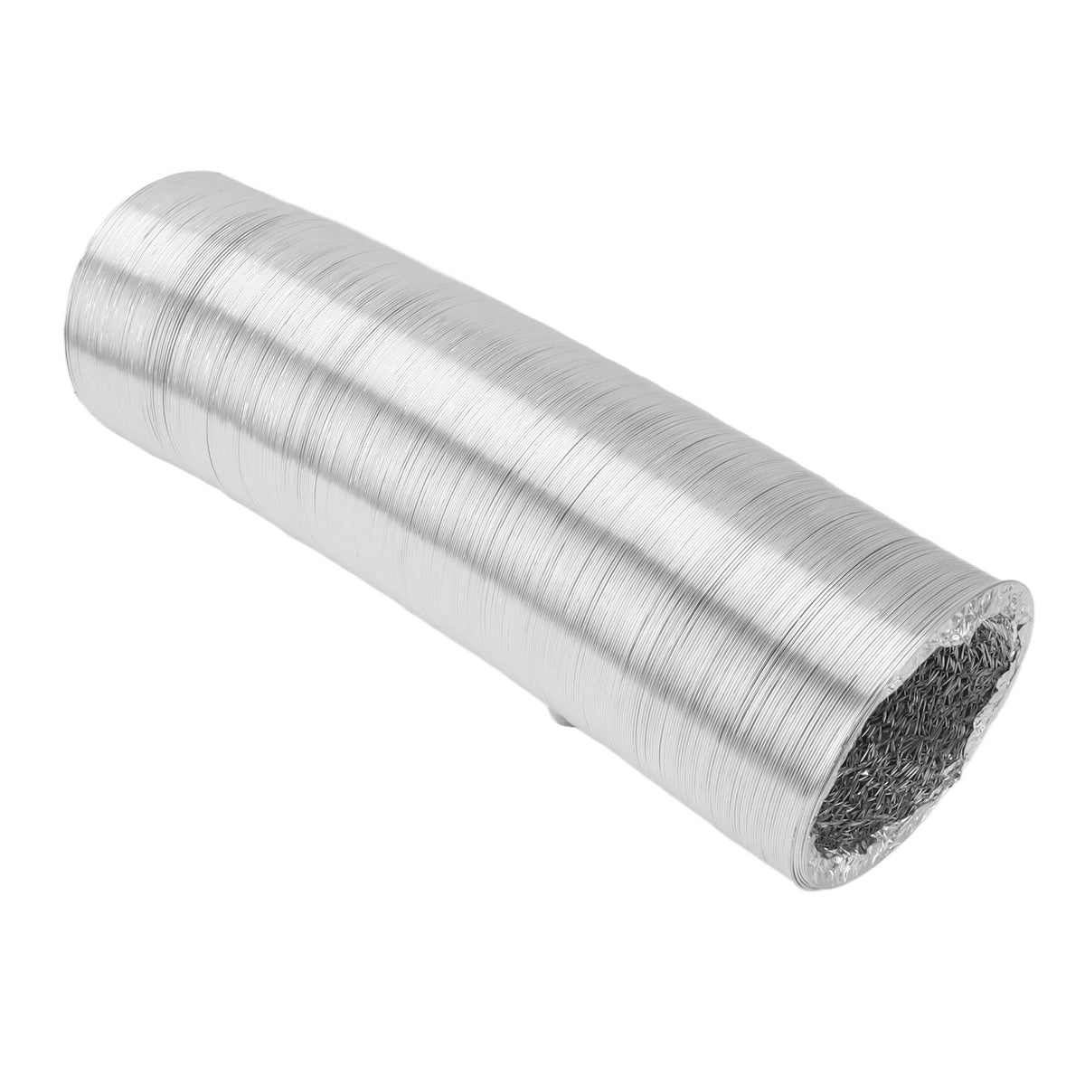 6in Flexible Ducting Hose 4 Layer Flexible Foil Ducting Dryer Air Vent Hose for HVAC Ventilation 5m/16ft