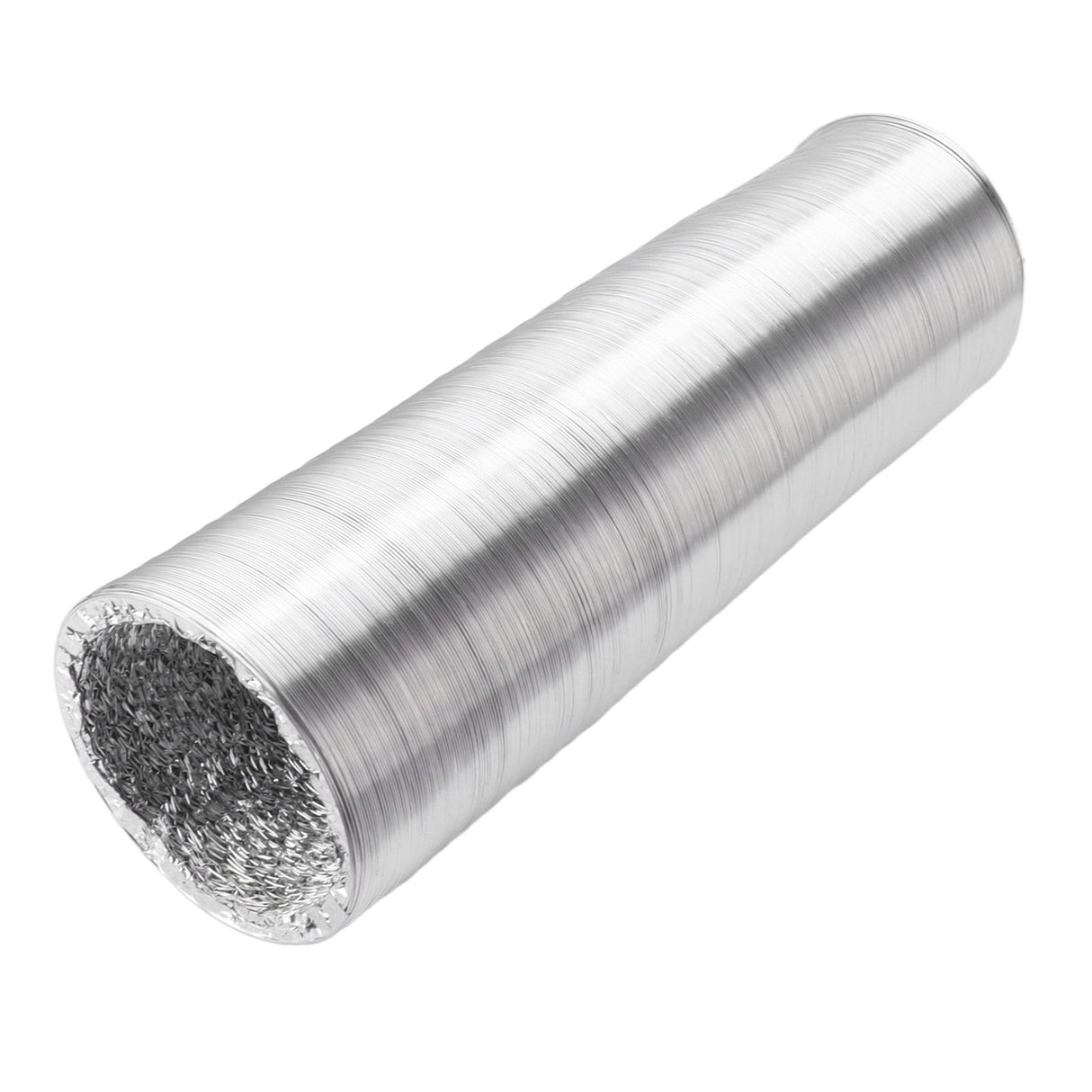 6in Flexible Ducting Hose 4 Layer Flexible Foil Ducting Dryer Air Vent Hose for HVAC Ventilation 5m/16ft