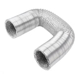 6in Flexible Ducting Hose 4 Layer Flexible Foil Ducting Dryer Air Vent Hose for HVAC Ventilation 5m/16ft