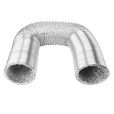 6in Flexible Ducting Hose 4 Layer Flexible Foil Ducting Dryer Air Vent Hose for HVAC Ventilation 5m/16ft